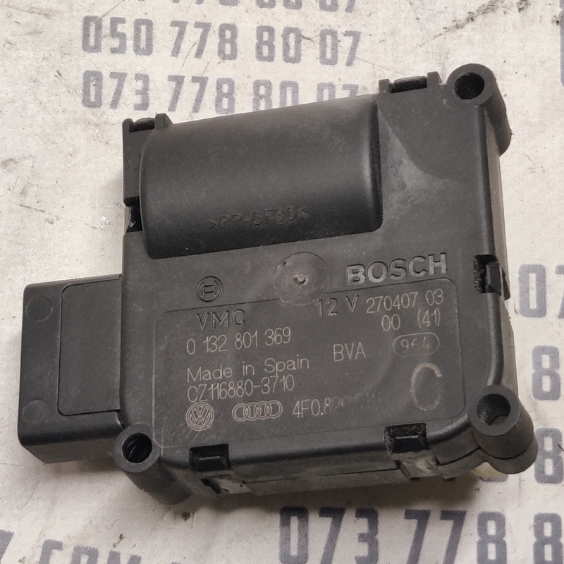 Двигун заслінки пічки Audi A6 (04-11) 2.0 TDI OEM 4F0820511B