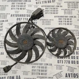 Вентилятор радіатора Audi A6 C6 04-11 2.0 TDI OEM 4f0959501c