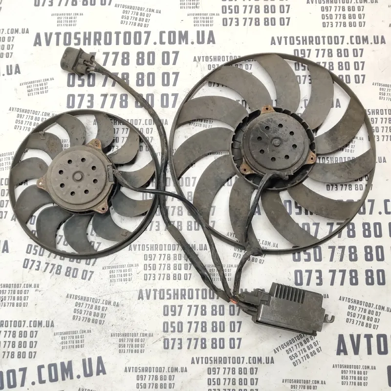 Вентилятор радіатора Audi A6 C6 04-11 2.0 TDI OEM 4f0959501c