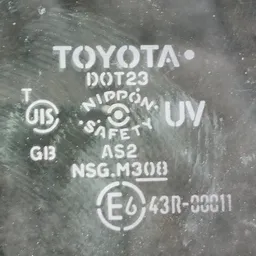 Скло дверей Toyota Corolla 06-13 1.6 пер. ліве OEM 43r00011 фото 3
