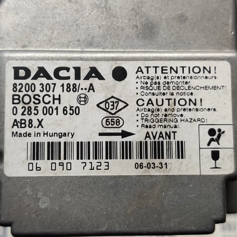 Блок Airbag Dacia Logan (04-12) 1.6 Бензин OEM 8200307188