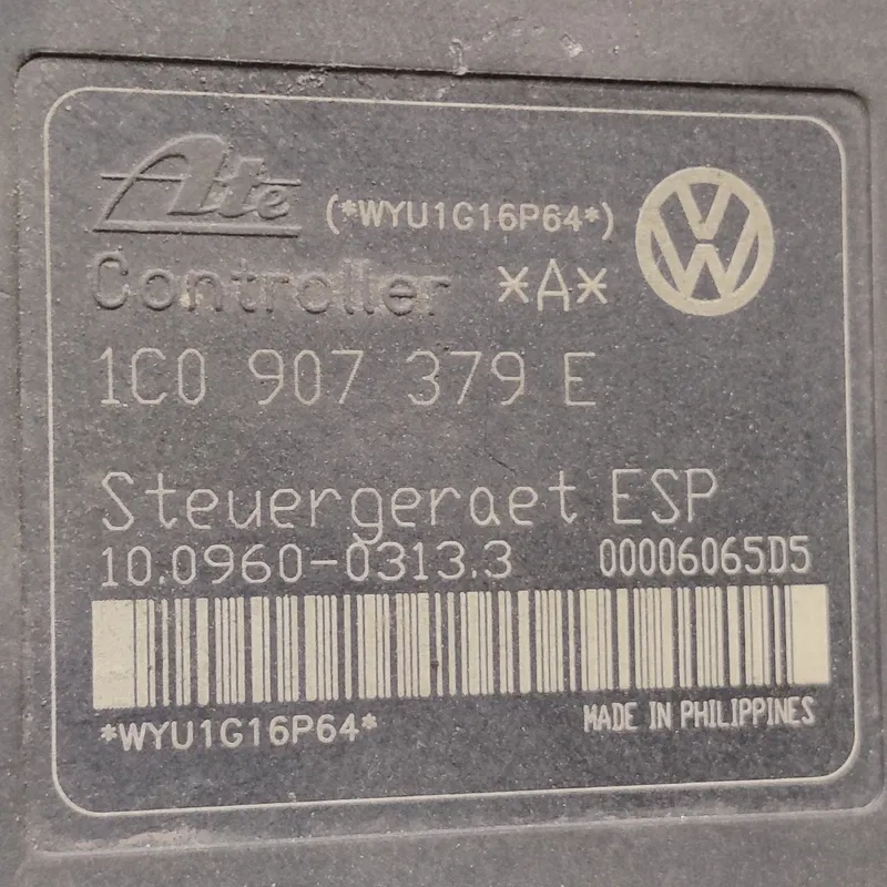 Блок ABS Volkswagen Bora (98-05) 1.9 TDI OEM 1c0907379e