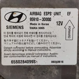 Блок SRS Hyundai Sonata IV (98-05) 2.0 Бензин OEM 959103d000 фото 4