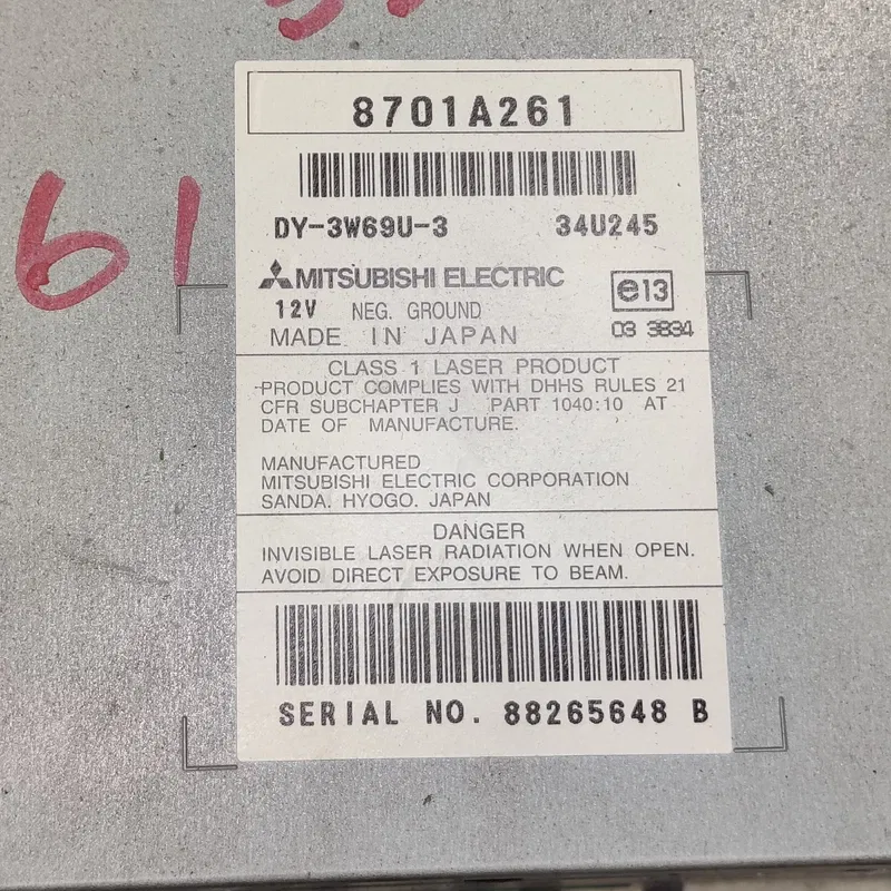 Магнітола Mitsubishi Outlander XL (06-12) 2.0D OEM 8701a261