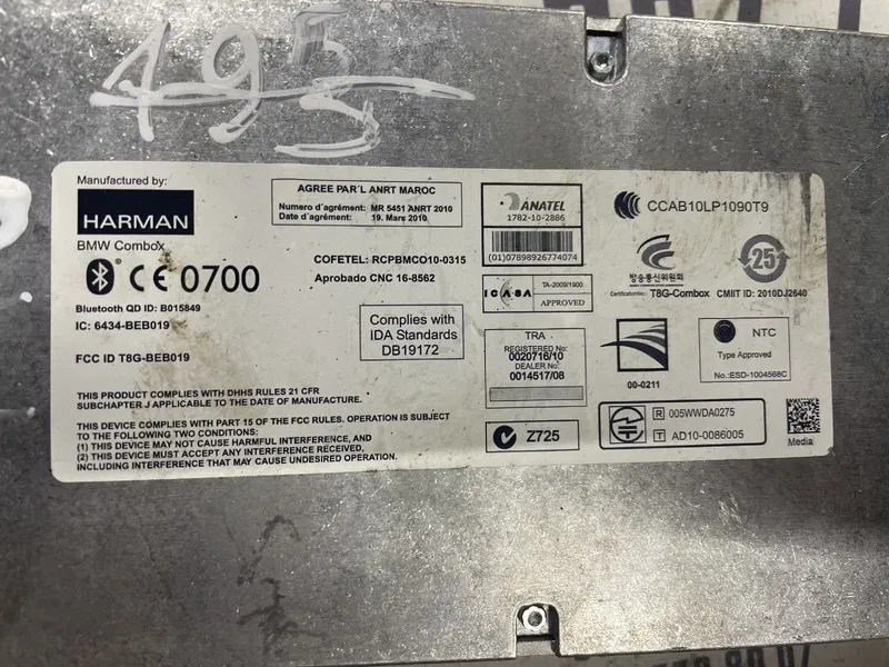 Модуль звʼязку TCU BMW 328 F30 (11-19) OEM 6434BEB019