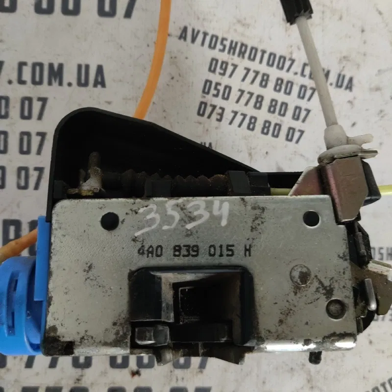Замок дверей Audi A4 B5 (94-01) задній лівий OEM 4A0839015H