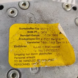 Ремінь безпеки Audi A6 C5 (97-05) задній лівий OEM 4b5857805 фото 3