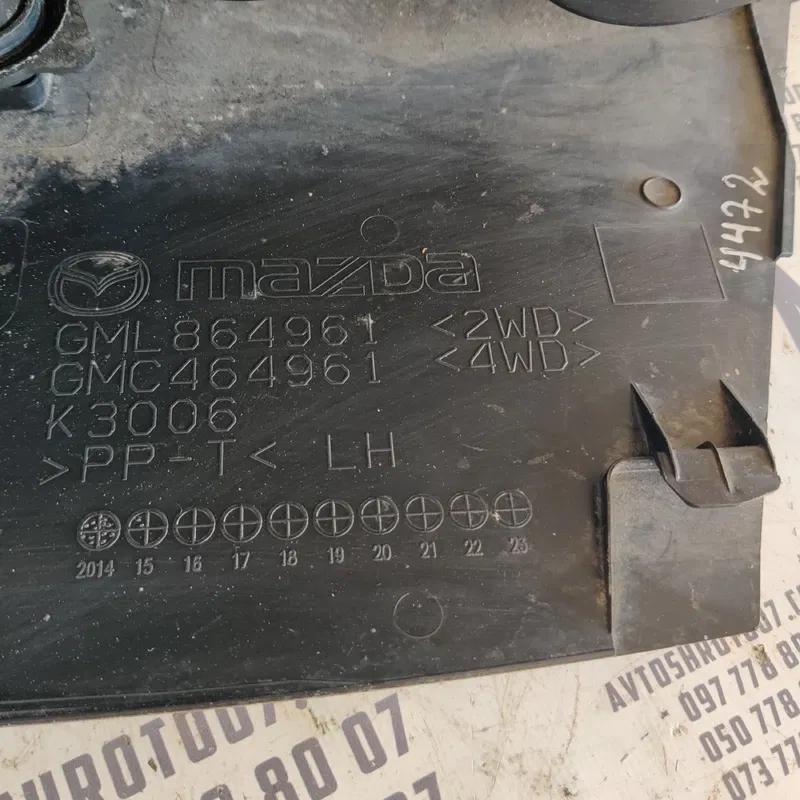 Консоль центральна Mazda 6 GJ (12-21) OEM gml864961
