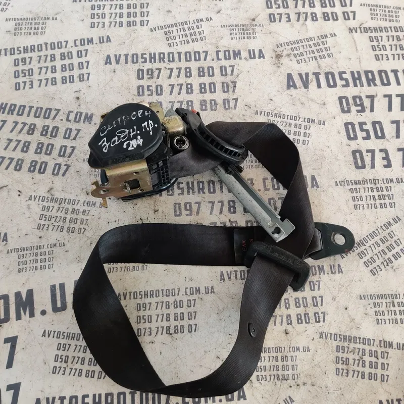 Ремінь безпеки Citroen C8 задній правий OEM 9644204180