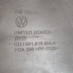 Жабо Volkswagen Passat B8 USA OEM 561819404a фото 3
