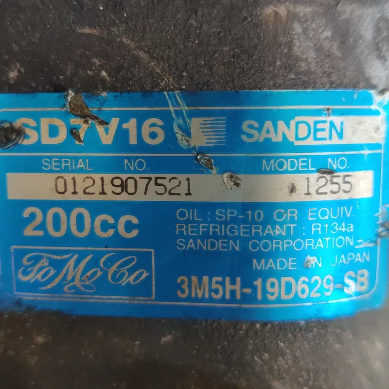 Компресор кондиціонера Mazda 3 BK (03-09) OEM 3m5h19d629sb