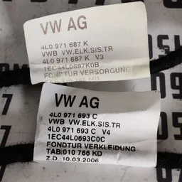 Проводка дверей Audi Q7 4L (05-15) 3.6 зад.пр OEM 7N0971147G фото 3