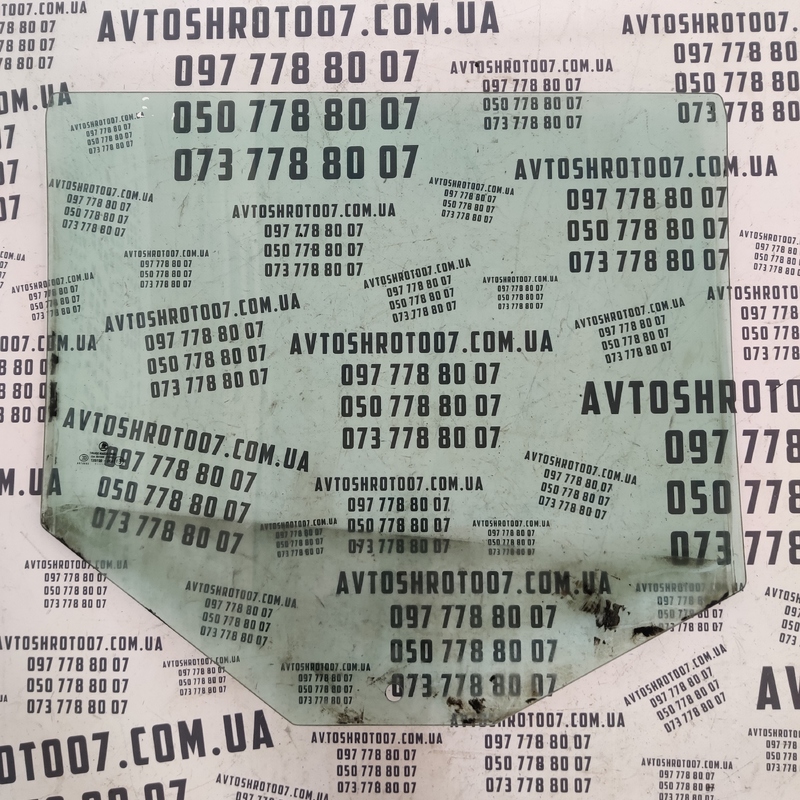 Скло дверей Skoda Fabia 2 (07-14) заднє ліве OEM 43r001057 фото 2