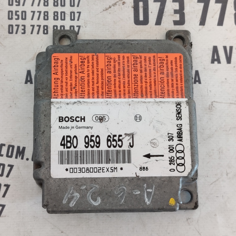 Блок управління Airbag Audi A6 C5 (97-05) OEM 4B0959655J