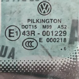 Кузовне скло VW Passat B8 USA заднє праве OEM 1002000138 фото 4
