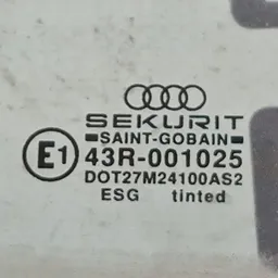 Скло дверей Audi 80 B3 (86-91) задня права OEM 893837572 фото 3