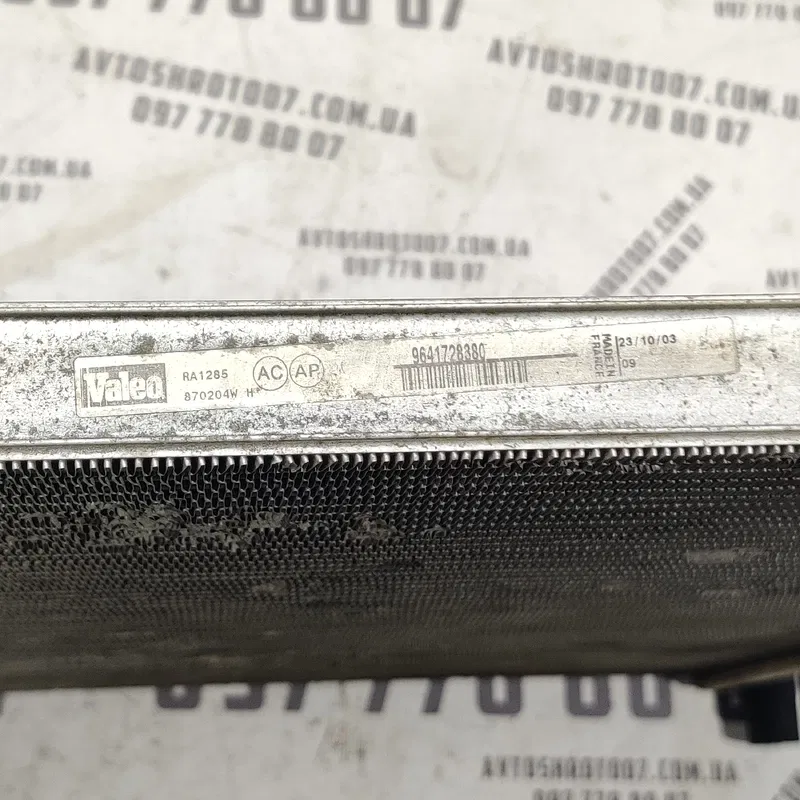 Радіатор двигуна Peugeot 807 (02-14) 2.2 HDI OEM 9641728380