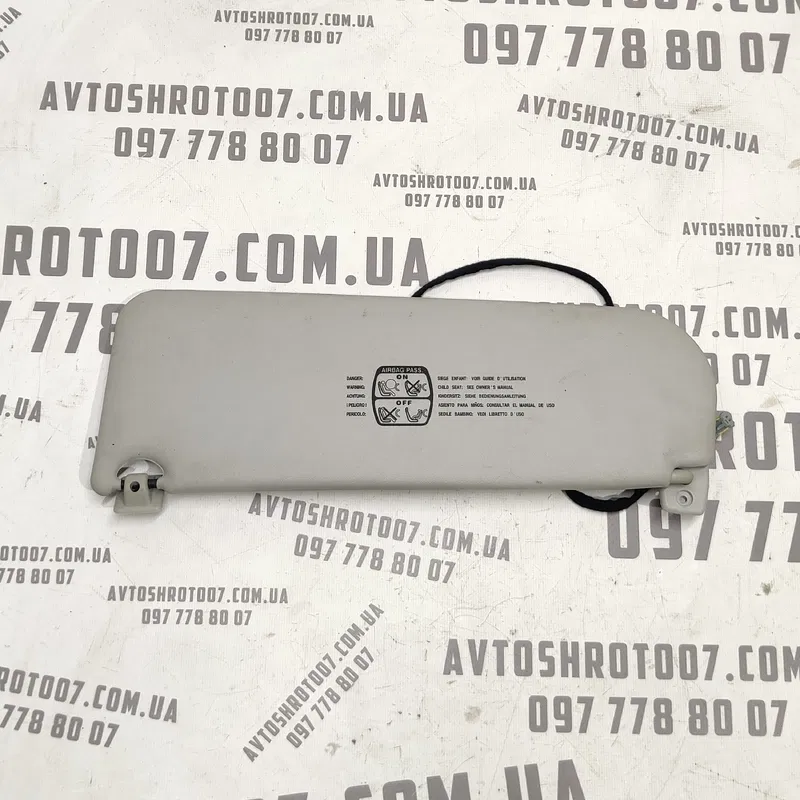 Сонцезахисник Peugeot 807 (02-14) 2.2 HDI передній правий
