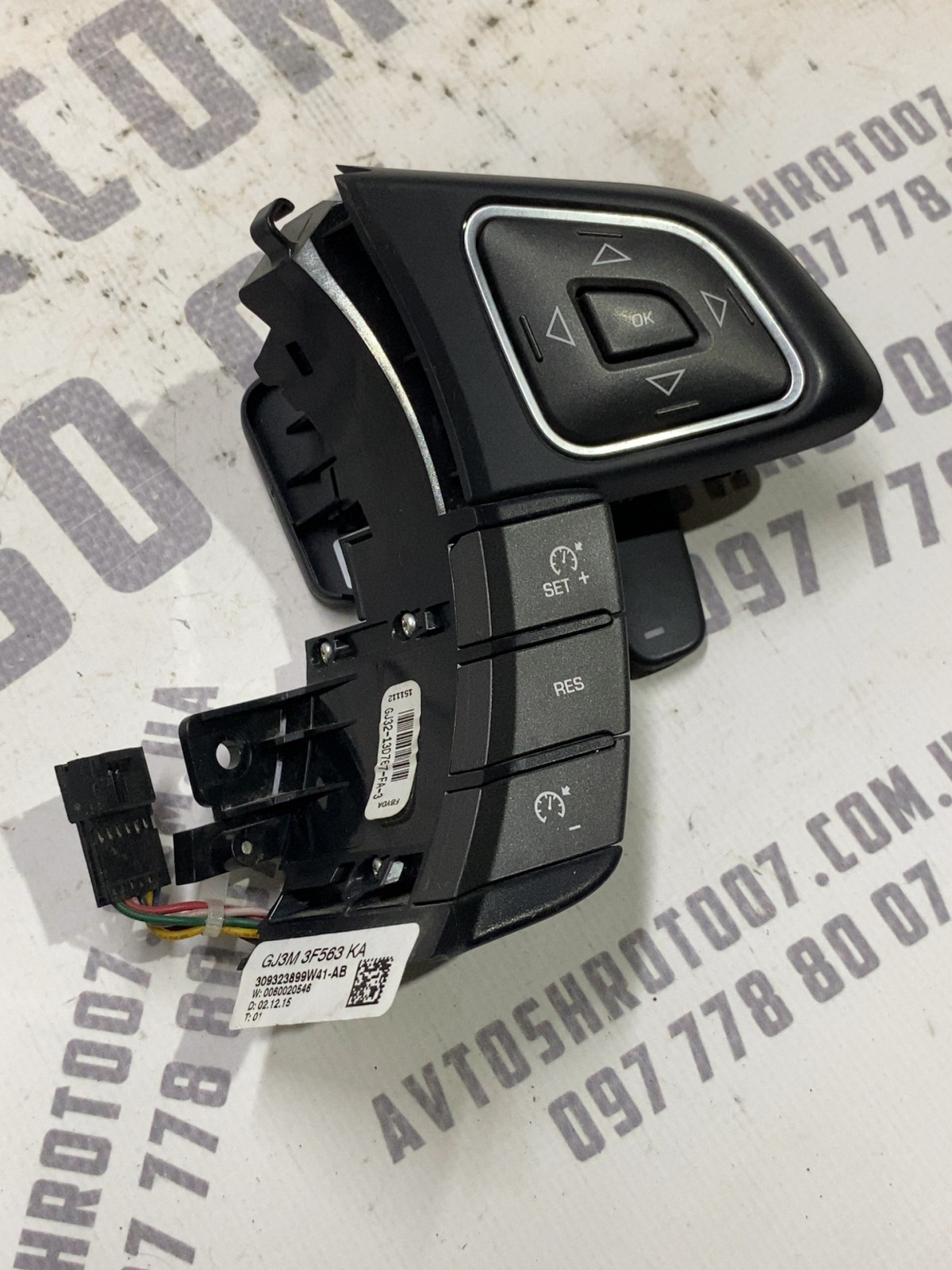 Кнопки керма Range Rover Evoque 1 OEM GJ3M3F563KA фото 2