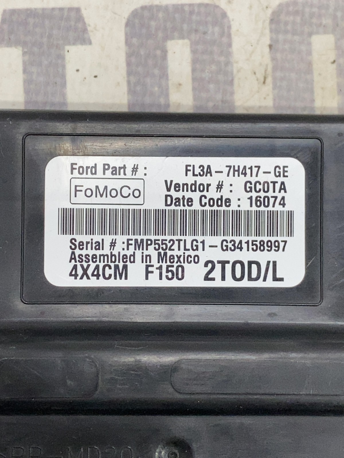 Блок керування АКПП Ford F-150 2013 FL3A7H417GE