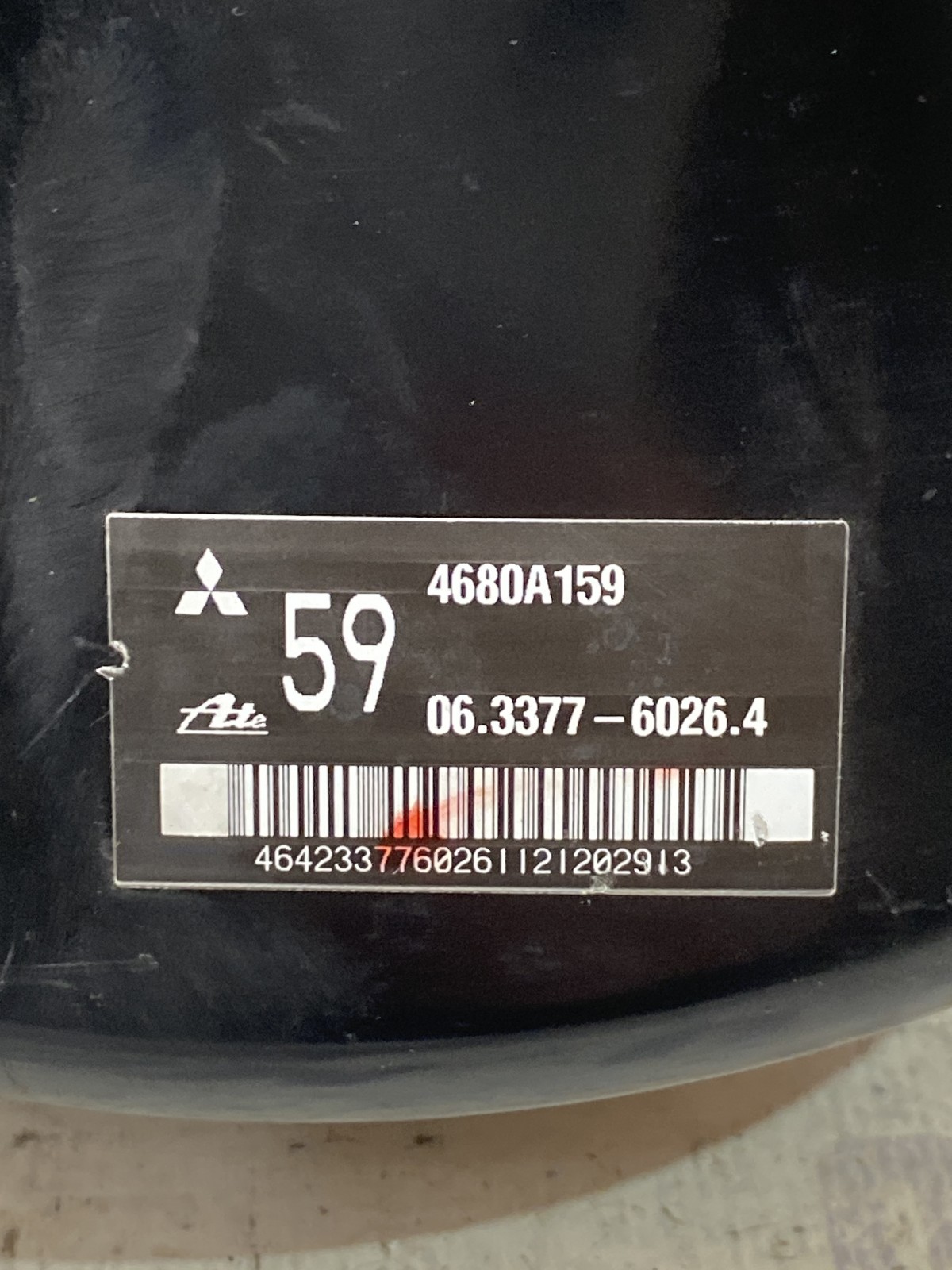 Вакуумний підсилювач гальм Mitsubishi Outlander 3 4680A159