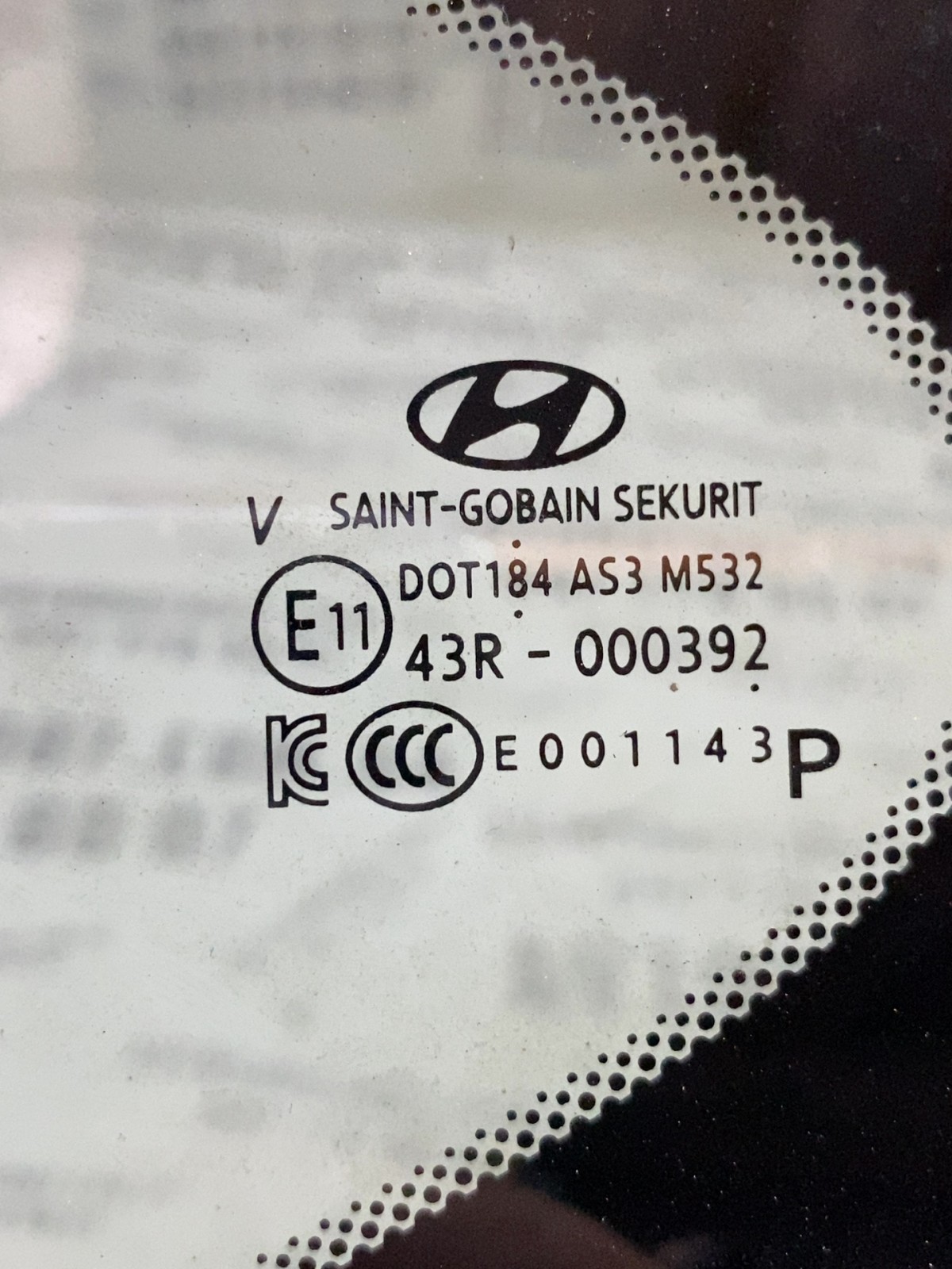 Кузовне скло Hyundai Tucson 3 TL OE 87810D3000
