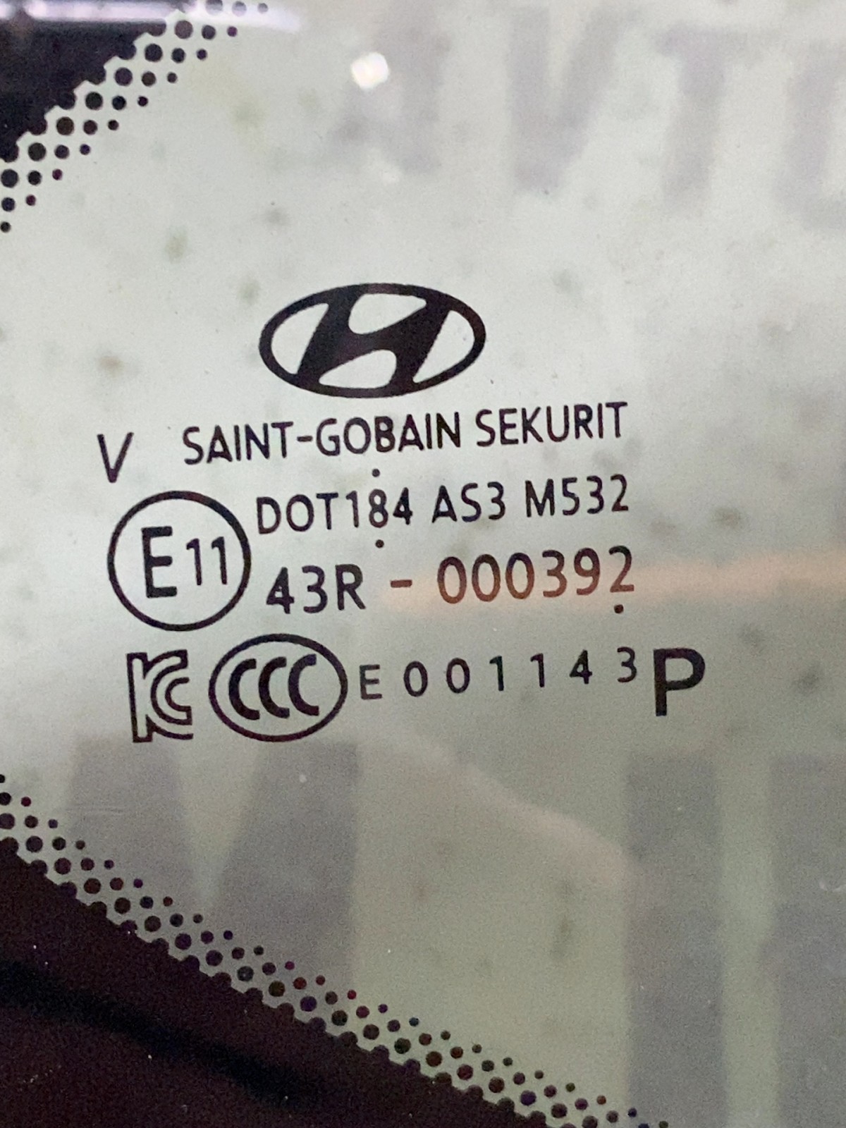 Кузовне скло Hyundai Tucson 3 TL OE 87810D3000