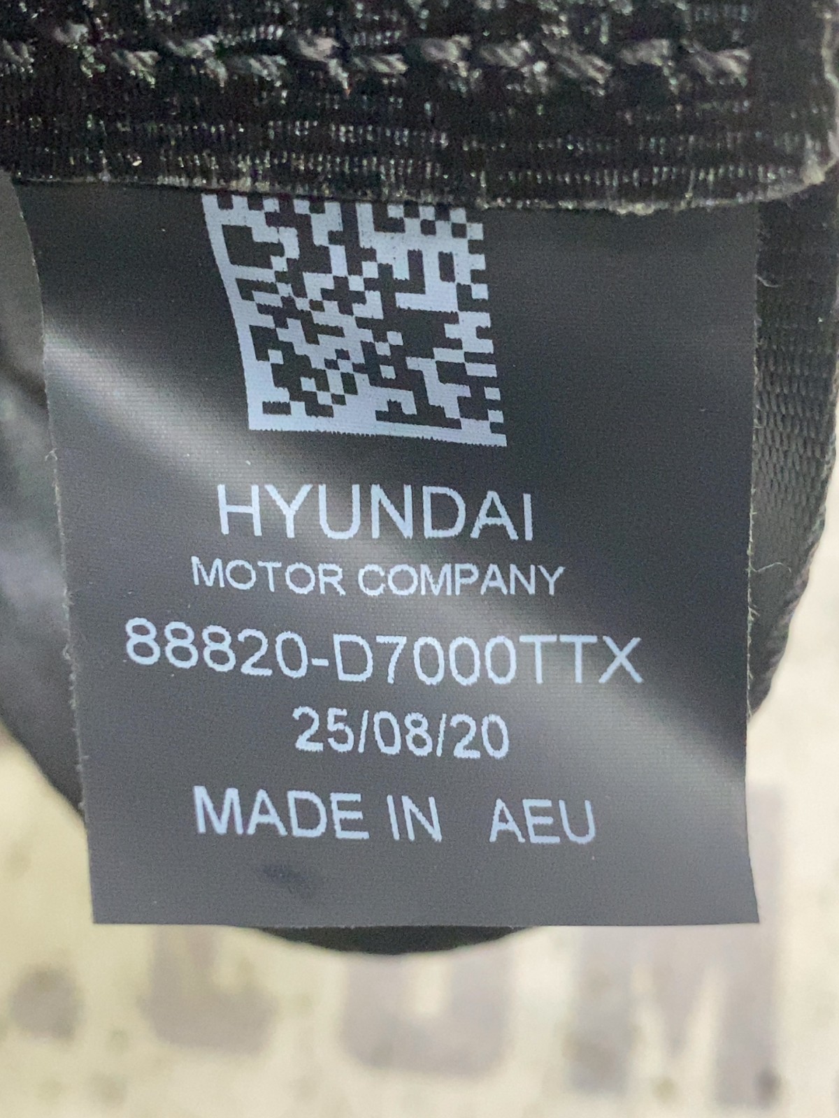 Ремінь безпеки передній правий Hyundai Tucson TL 635291200B