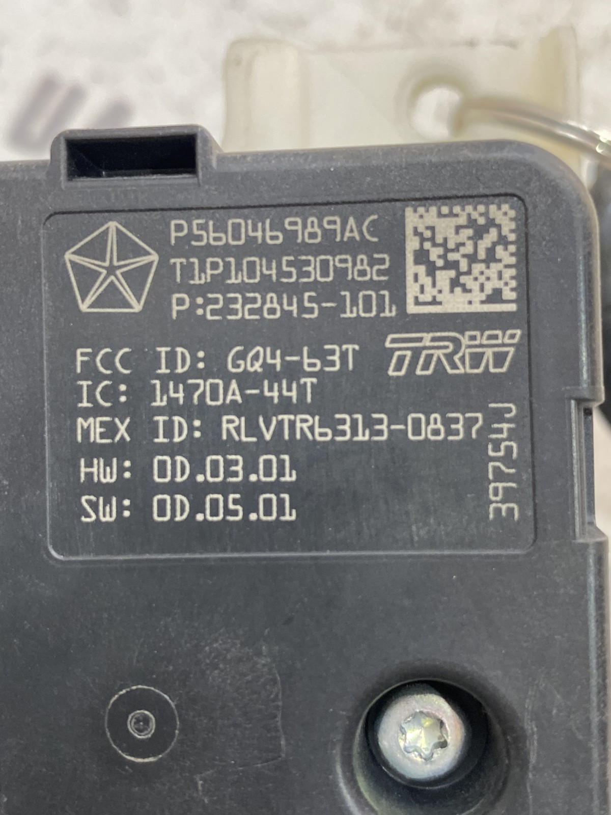 Замок запалювання Jeep Cherokee KL (13-23) P56046989AC