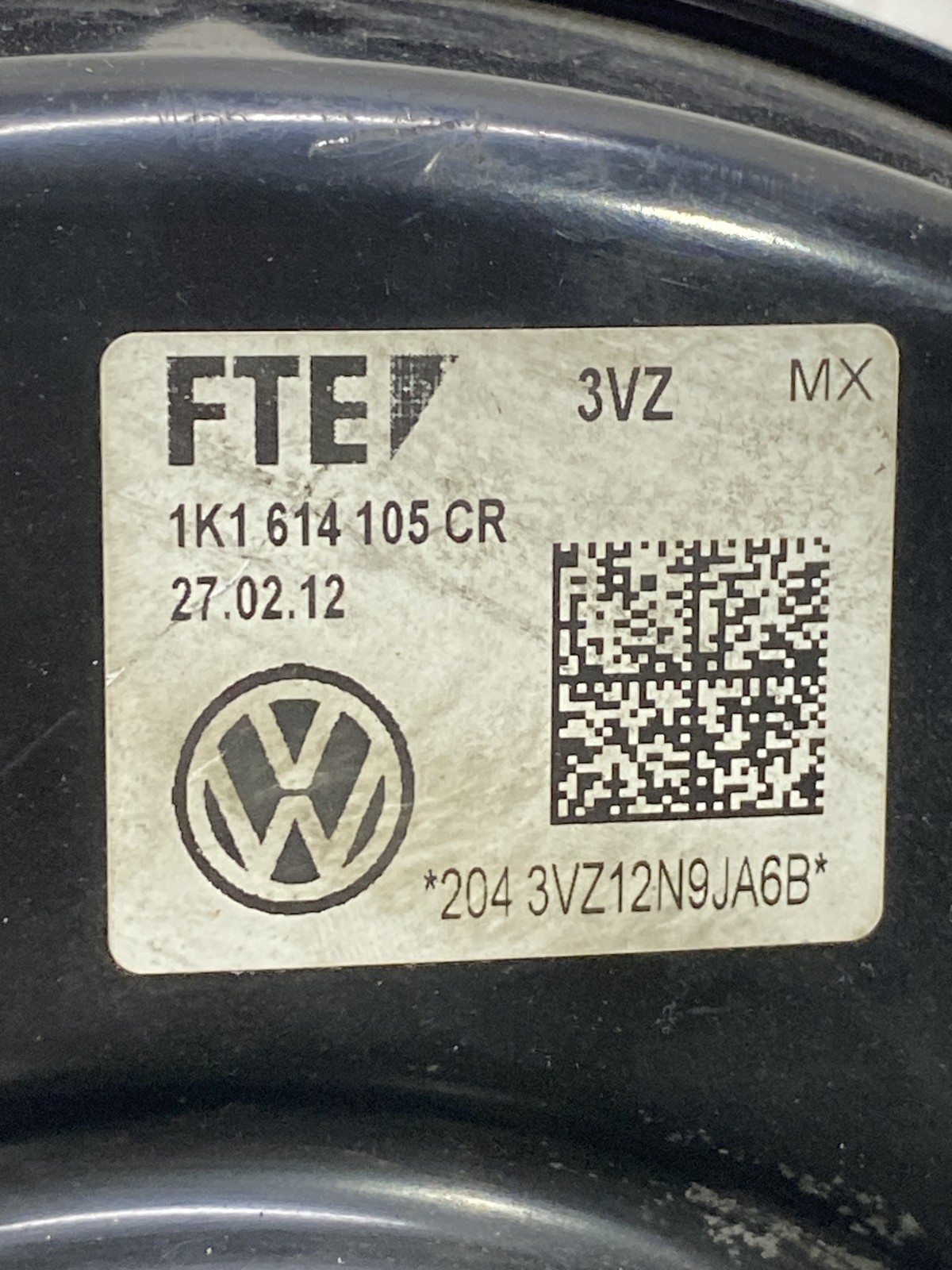 Вакуумний підсилювач гальм Volkswagen Jetta 6 OE 1K1614105CR