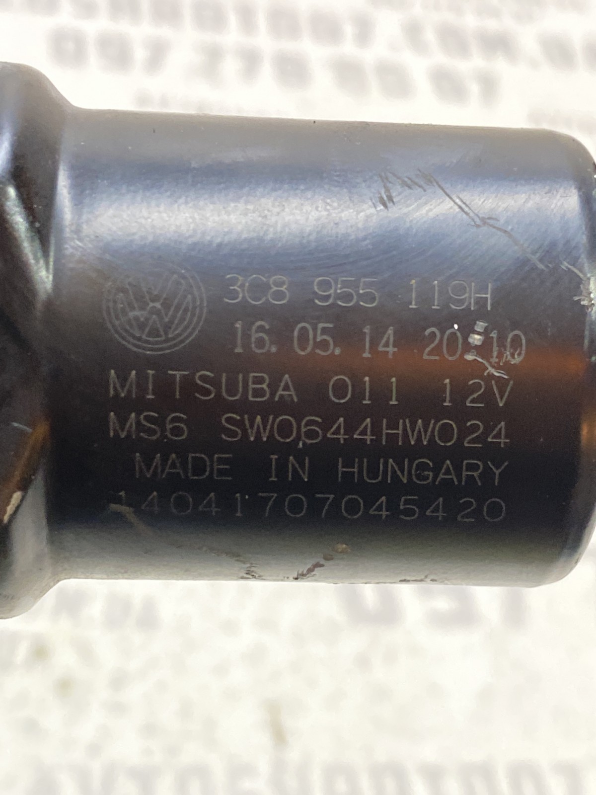 Мотор склоочисників Volkswagen Passat CC 35 OE 3C8955119H