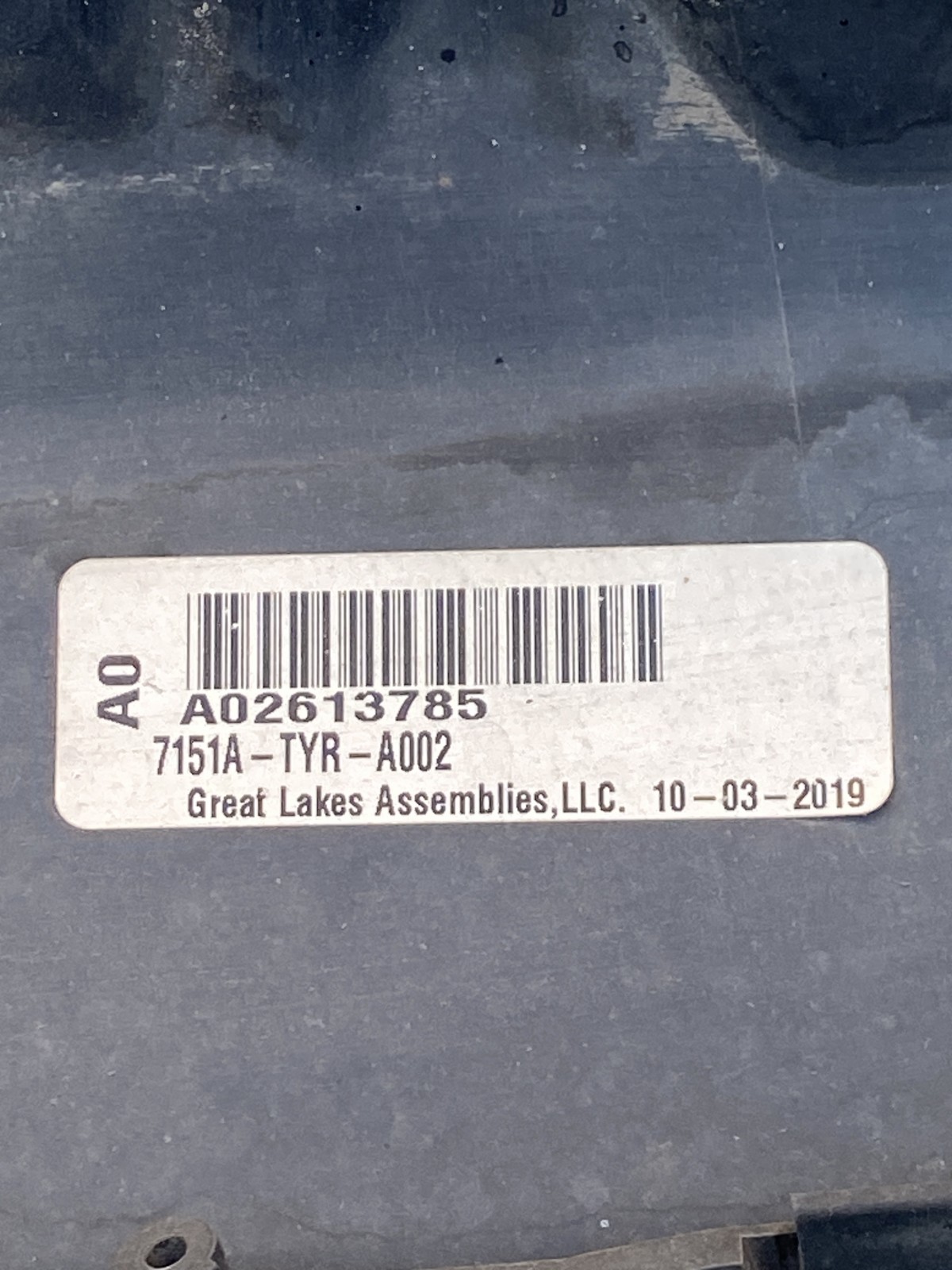 Бампер задній Acura MDX 3 (13-20) A02613785