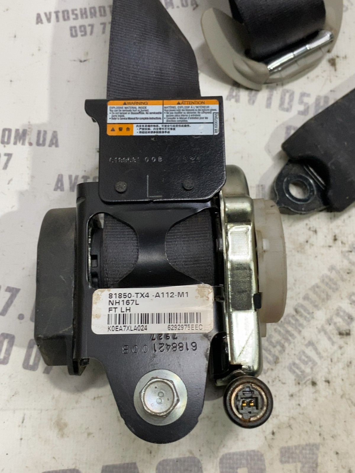 Ремінь безпеки передній лівий Acura RDX 2 81850TX4A112M1