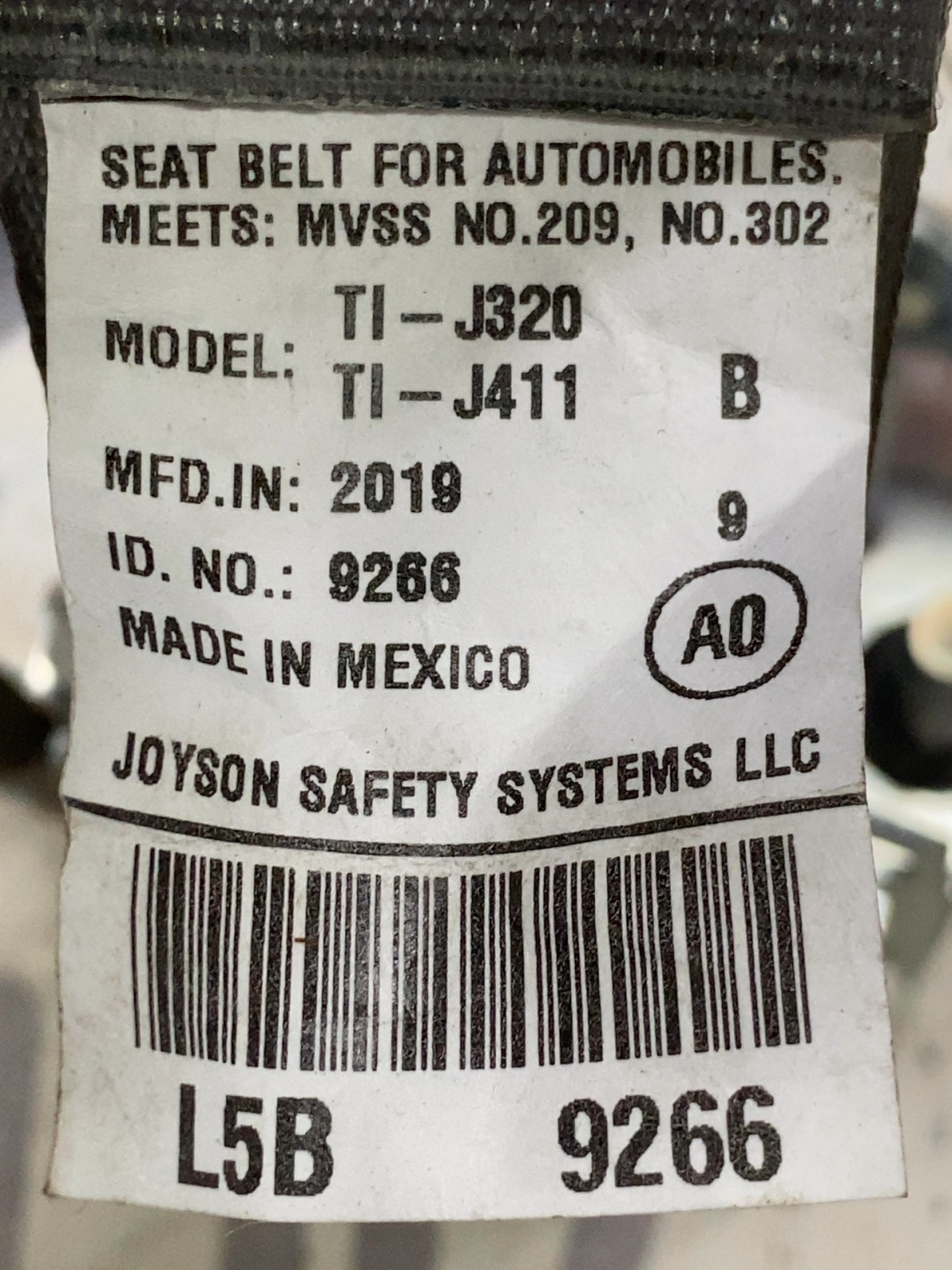 Ремінь безпеки Acura MDX 3 2463179