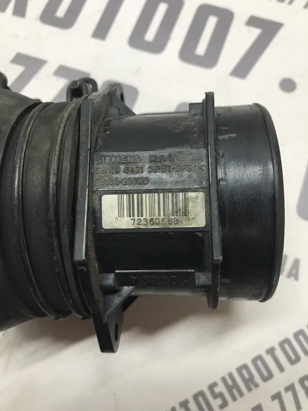 Розходомір повітря Kia Cerato (04-09) 2.0 OEM 2816423700