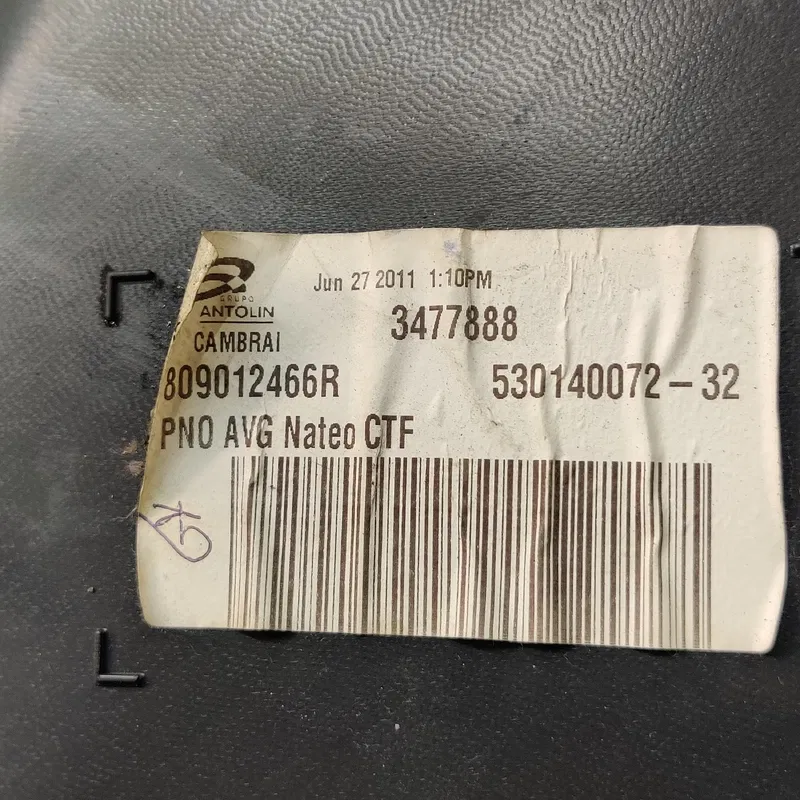 Карта Renault Scenic 3 (09-16) 1.6d пер. ліва OEM 809012466r
