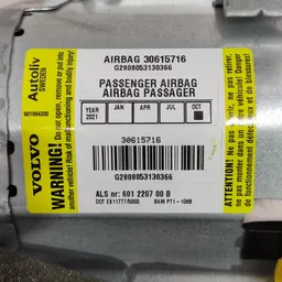 Подушка безпеки Volvo V50 04-12 2.0D пасажира OEM 30615716 фото 6