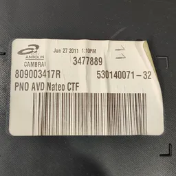 Карта дверна Renault Scenic 3 (09-16) 1.6d Пр.Пр. 809003417r фото 8