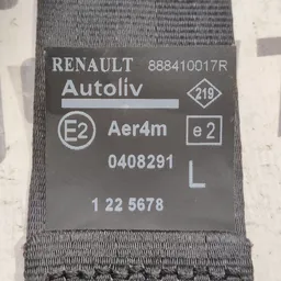 Ремінь безпеки Renault Grand Scenic 3 09-16 1.6 dCi зад ліва фото 3