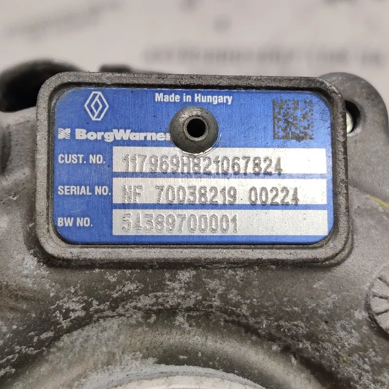 Турбіна Renault Grand Scenic 3 (09-16) 1.6 D OEM 54389700001