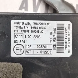 Блок іммобілайзера Toyota Auris (06-12) 1.6 OEM 8978002040 фото 4