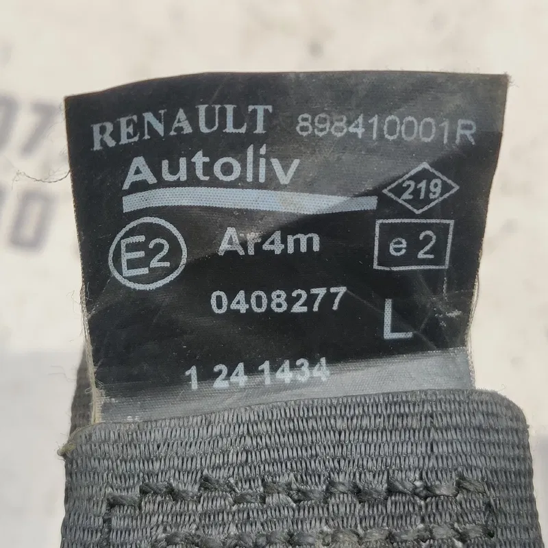 Ремінь безпеки Renault Grand Scenic 3 09-16 1.6 Diesel лівий