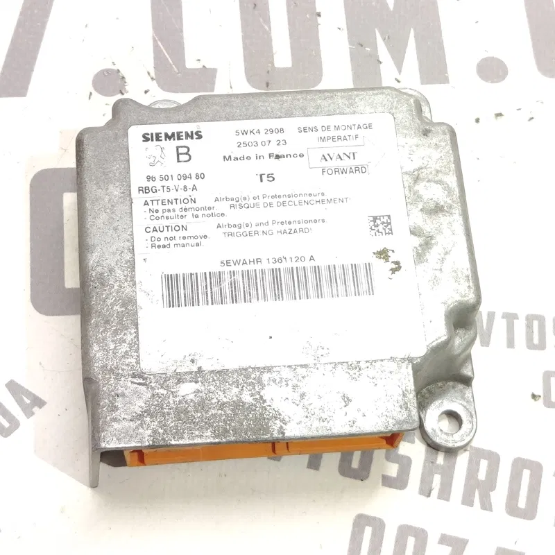 Подушка AIRBAG Peugeot 307 (01-08) 1.4 Бензин OEM 9650109480