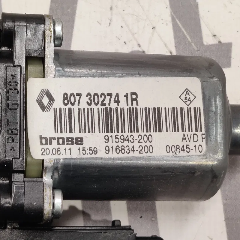Мотор склопід. Renault Scenic 3 09-16 1.6D Пр OEM 807302741r
