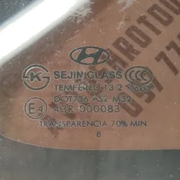 Кузовне скло заднє праве Hyundai Elantra 4 (06-11) 1.6 бенз фото 3