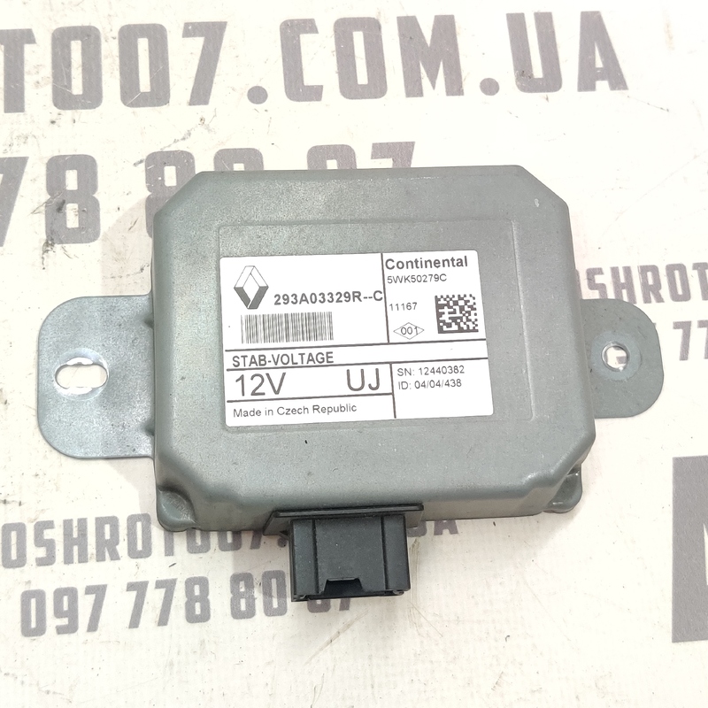Стаб. напруги Renault Grand Scenic 3 1.6 (09-16) 293A03329R