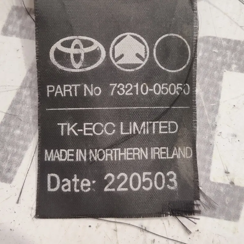 Ремінь безпеки пер. правий Toyota Avensis T25 03-08 2.0 диз