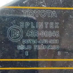 Кузовне скло Toyota Avensis T25 (03-08) 2.0D заднє праве фото 6