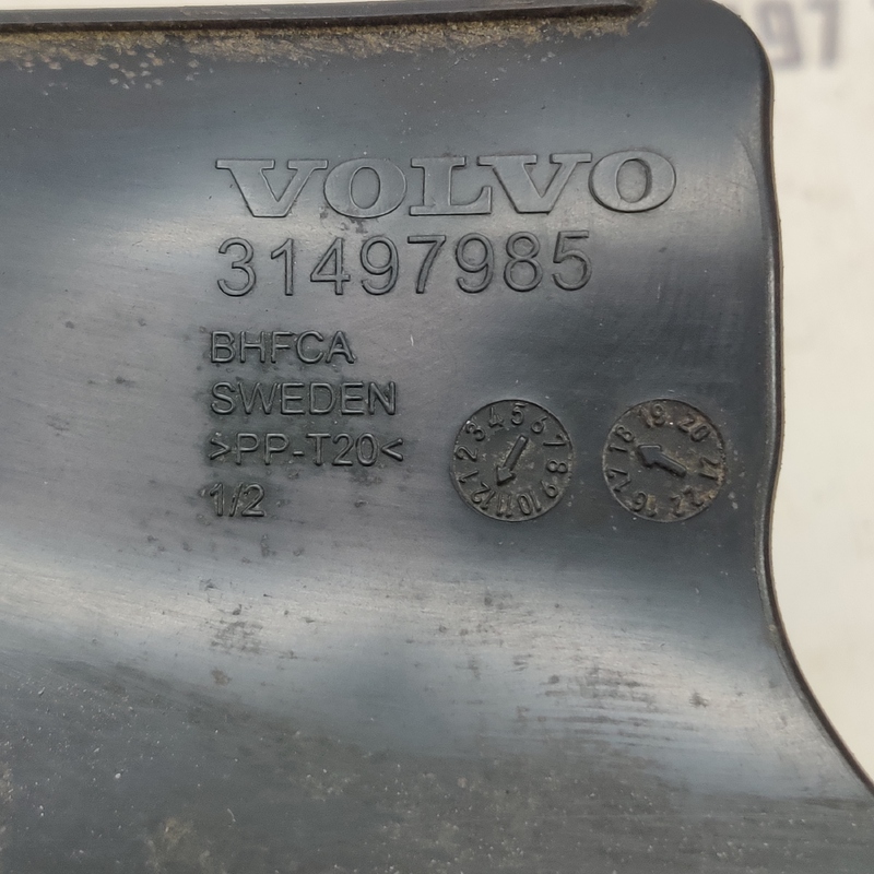 Захист днища Volvo S60 III 19- 2.0 бенз перед прав 31497985