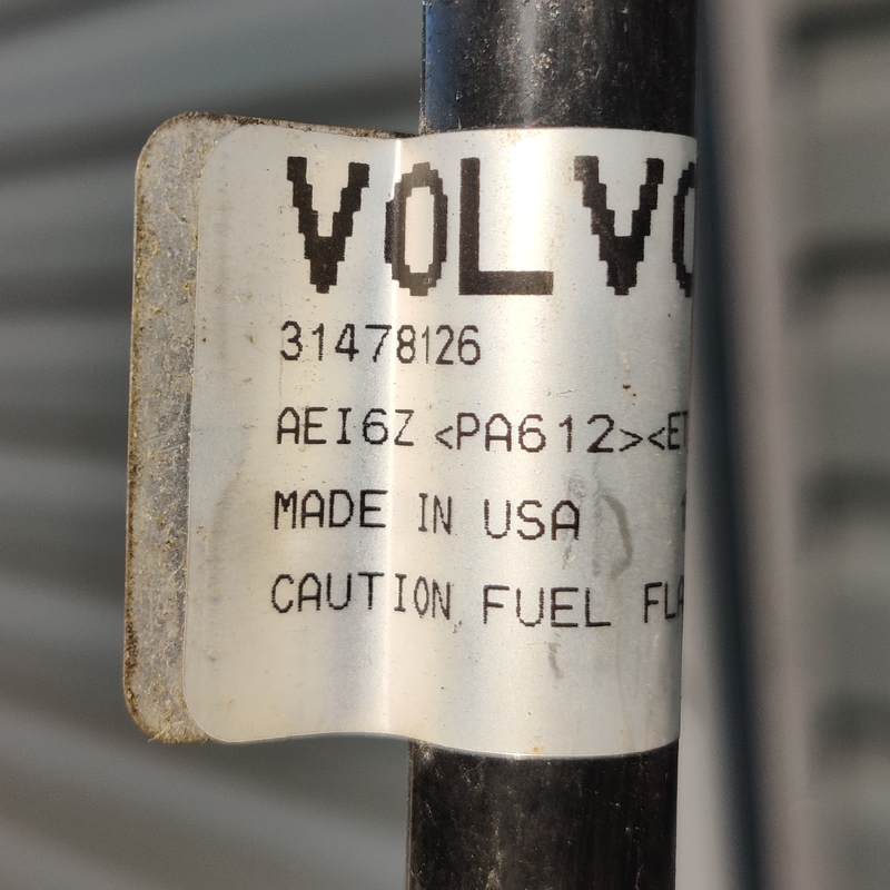Паливна магістраль Volvo S60 III (19-24) 2.0 бенз 31478126